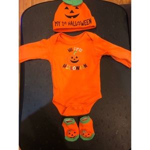 “My First Halloween” outfit